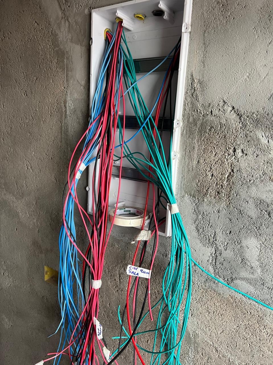 Instalação elétrica industrial